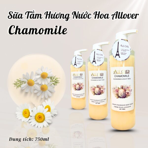 Sữa Tắm Hương Nước Hoa Mịn Da Allover 750ml - Hình ảnh 3