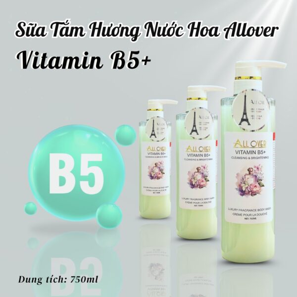 Sữa Tắm Hương Nước Hoa Mịn Da Allover 750ml - Hình ảnh 4