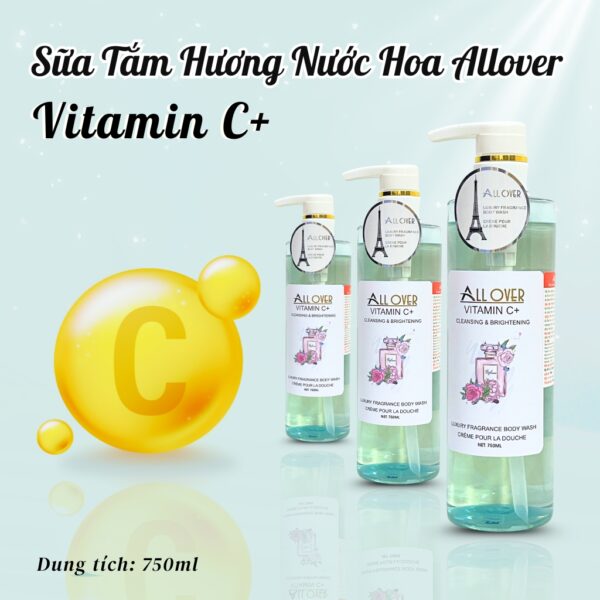 Sữa Tắm Hương Nước Hoa Mịn Da Allover 750ml - Hình ảnh 5