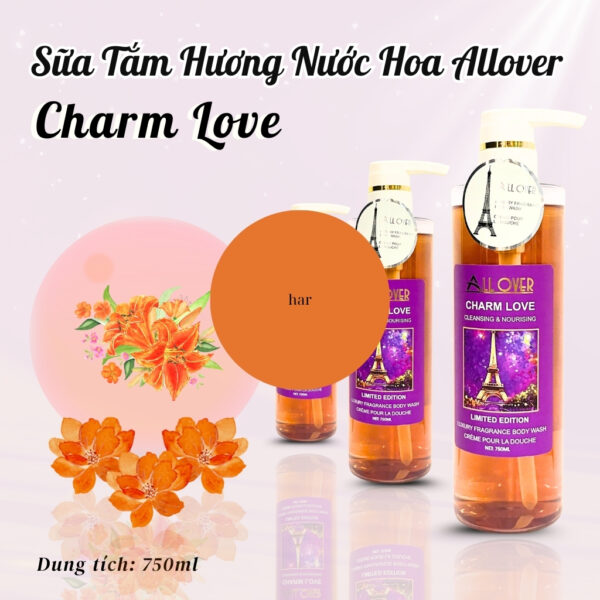 Sữa Tắm Hương Nước Hoa Mịn Da Allover 750ml - Hình ảnh 9