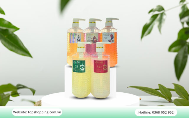 Sữa tắm dưỡng ẩm hương nước hoa Pháp ALLOVER 750ml lưu hương đến 4 tiếng