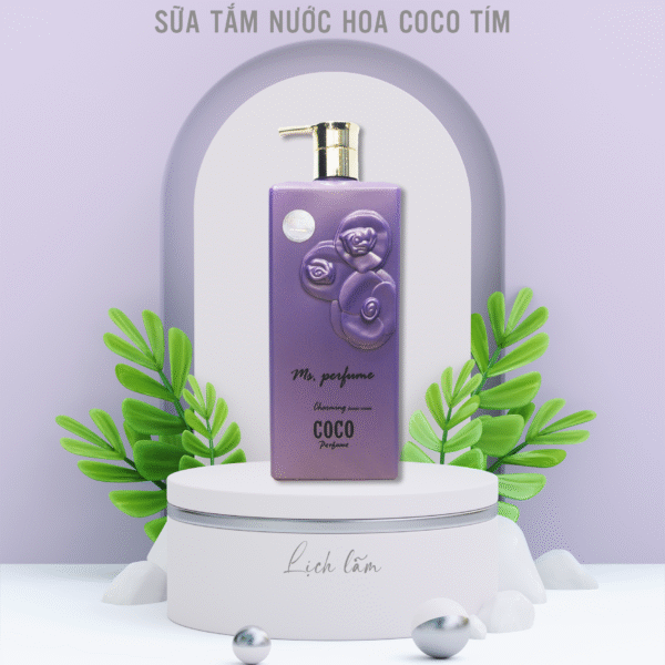 Sữa tắm COCO Perfume Charming Shower Cream 800ml - Hình ảnh 4