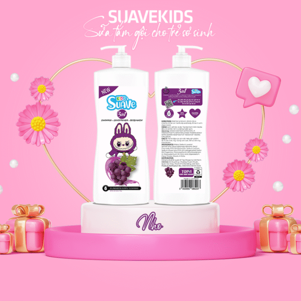 Sữa tắm gội Suave Kids 532ml (New) - Hình ảnh 4