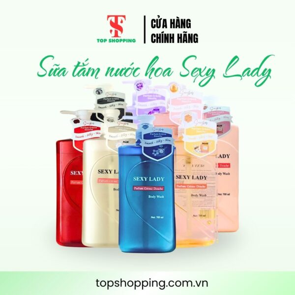 Sữa Tắm Nước Hoa Sexy Lady 700ml (Chai Mới)