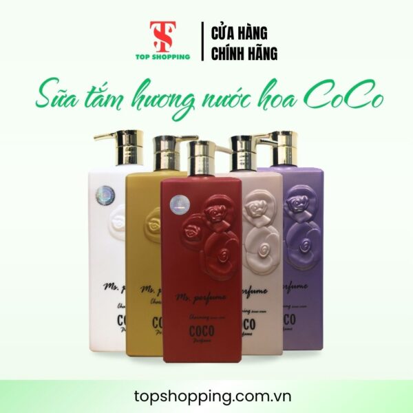 Sữa tắm COCO Perfume Charming Shower Cream 800ml
