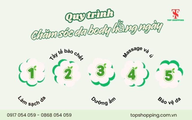Quy trình chăm sóc da body