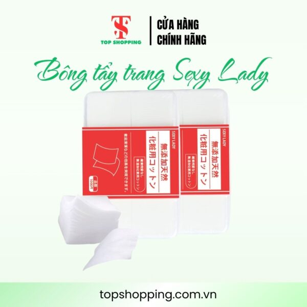 Bông tẩy trang Sexy Lady 1000 miếng