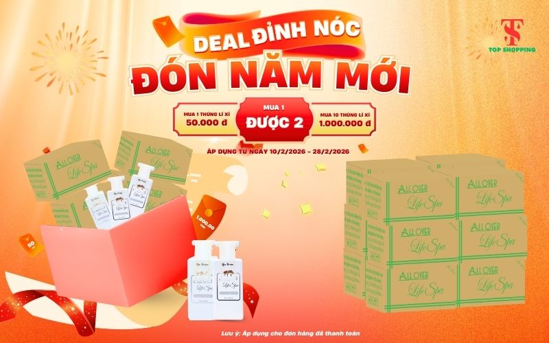 Khuyến mãi allover life spa