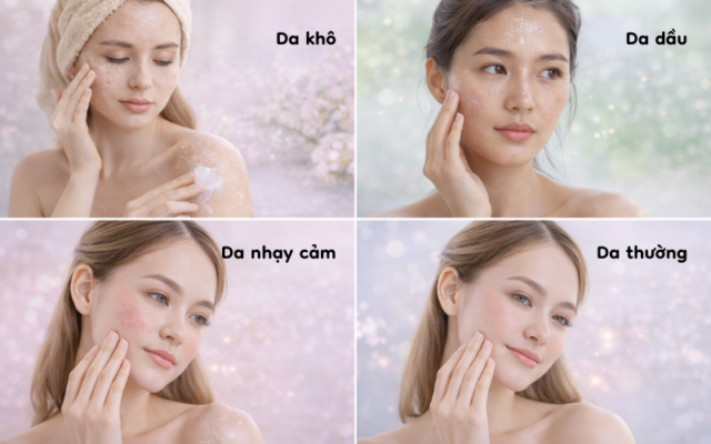 Phân biệt các loại da