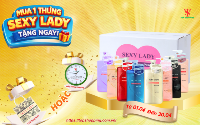 Chương trình khuyến mãi sext Lady tháng 4