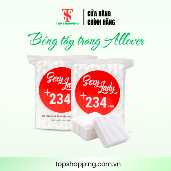 Bông tẩy trang Sexy Lady 234 miếng