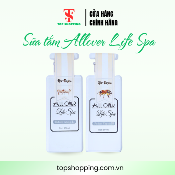 Sữa tắm Allover Life Spa